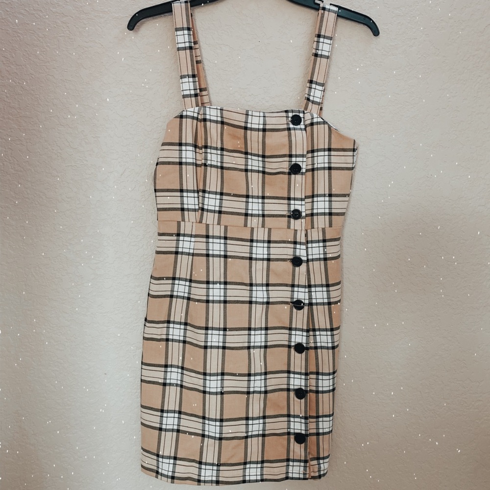 H&M MINI PLAID DRESS